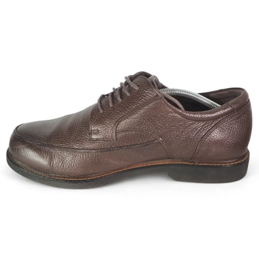 Apex Lexington Moc Toe Dress Oxfords Brown Leather LT910M‎ Men's 12 XW